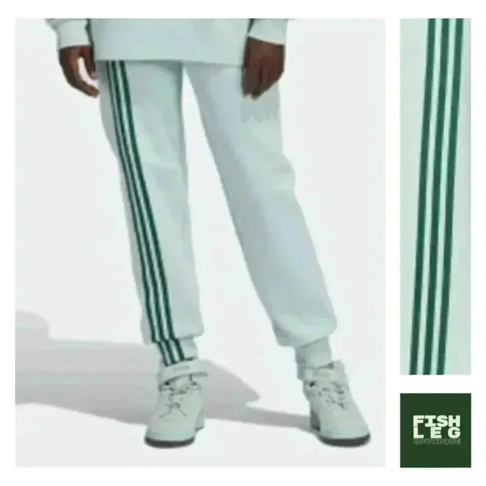 Ivy Park x adidas | 3 Stripe Gender Neutral Track Pants - Blue & Green / Sz S